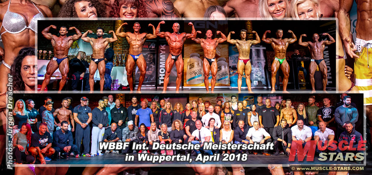 WBBF Int. Deutsche Meisterschaft April 2018 in Wuppertal