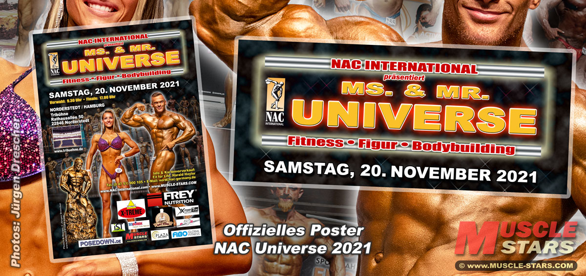 NAC Ms. & Mr. UNIVERSE 2021, German & International Poster